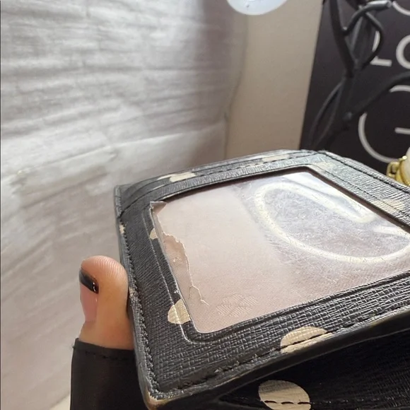 Kate Spade Black and Cream Dot Cosmetic Bag Duo - Picture 6 of 16